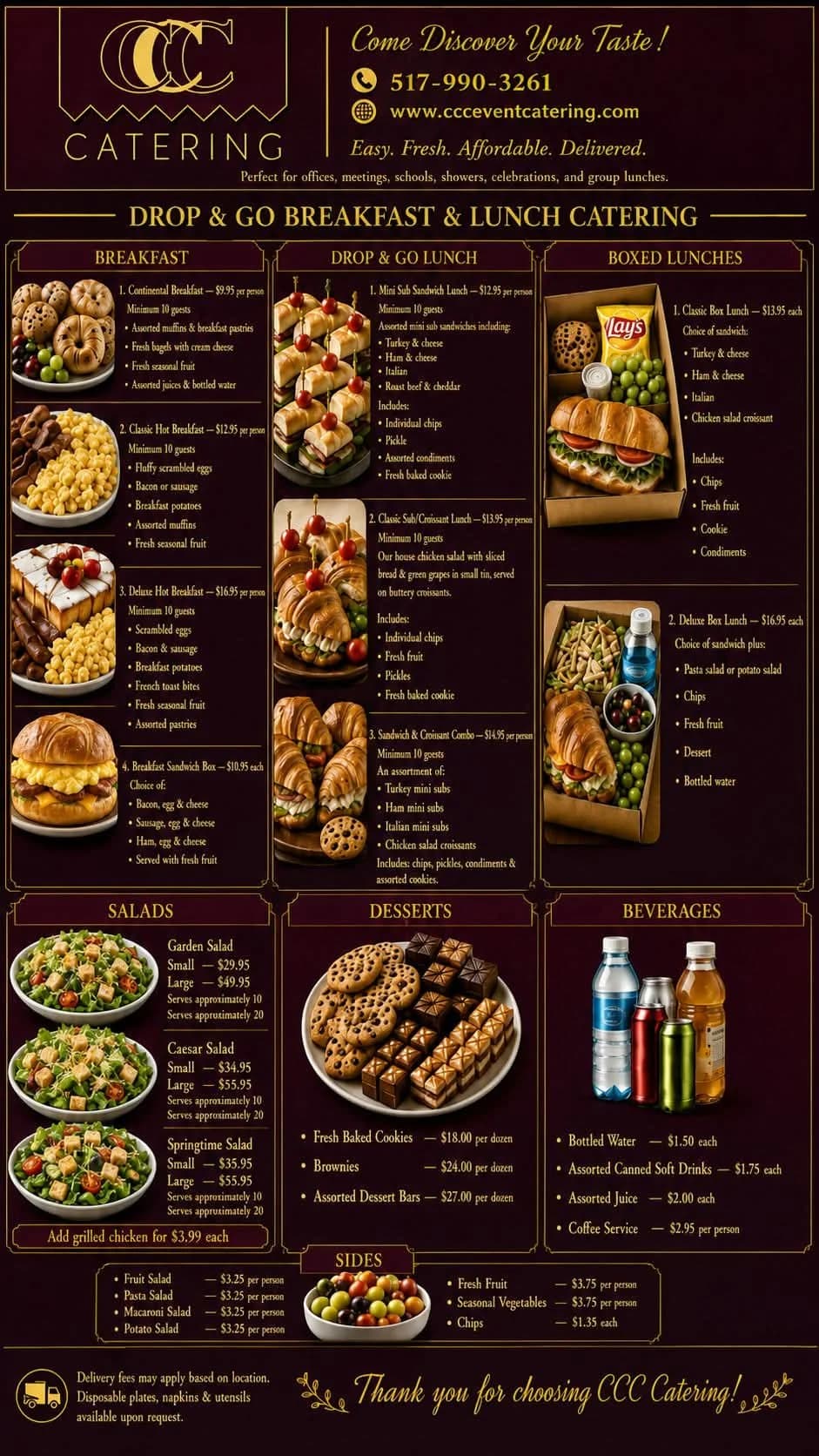 Drop & Go Menu 2026-2027, page 1 of 1